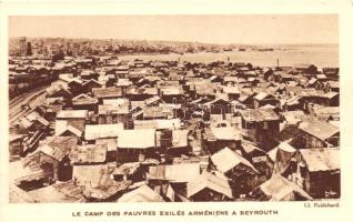 Beirut, Beyrouth; Le camp des pauvres exilés Arméniens / Armenian exile camp