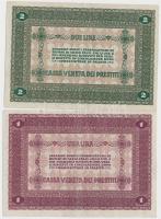 Olaszország/Velence/osztrák-magyar megszállás 1918. 1L + 2L T:II,III
Italy/Venice/Austrian-Hungarian...