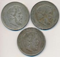 1947. 5Ft Ag "Kossuth" (3x) T:2-,3
Adamo F8.1