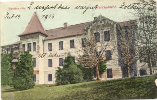 1913 Tarcsafürdő, Bad Tatzmannsdorf; Karolina villa. Stern fényképész kiadása / villa