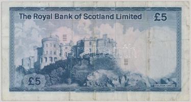 Skócia 1973. 5Ł T:III szakadás
Scotland 1973. 5 Pound C:F tear