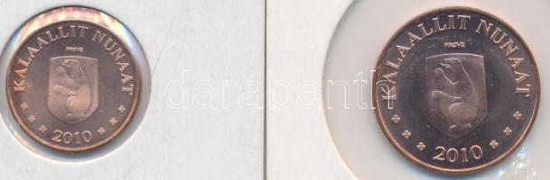 Grönland 2010. 25ö + 50ö "Próba" fantáziaveretek T:1
Greenland 2010. 25 Öre + 50 Öre &quot...