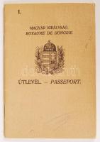 1930 Puhafedeles útlevél / passport