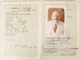 1930 Puhafedeles útlevél / passport