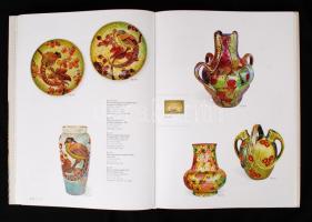 A Zsolnay kerámiák legátfogóbb képes ismertetője katalógus, dekoratív képanyaggal Zsolnay art potter...