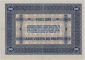 Olaszország / Velence / osztrák-magyar megszállás 1918. 10L T:III 
Italy / Venice / Austrian-Hungari...