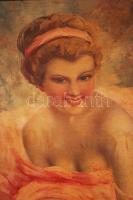 Szöllősy jelzéssel: Balerina. Olaj, vászon, antik hibás keretben 80×60 cm