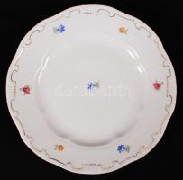 Zsolnay tányér készlet, matricás, jelzett, hibátlan, összesen:18 db