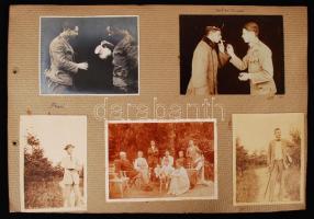 1920 Temesvár szüllőbirtos felvételek 4 db fotó + 5 egyéb fotó albumlapokon / Temesvar photos 11x8 c...