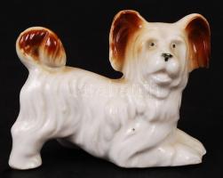 2 db porcelán kutyusos figura, hibátlan, jelzés nélkül