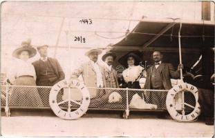 1912 SS Almádi, board group photo