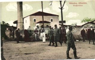 Shkoder, Shkodra; Strassenleben / street scene, K.u.K. military
