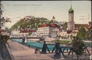 39 db RÉGI külföldi városképes lap; osztrák, szlovén, olasz, cseh / 39 old foreign town-view postcar...