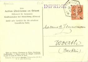 Aleppo region, Arabian village 'Action Chrétienne en Orient Hilfswerk für Armenien' aid fo...