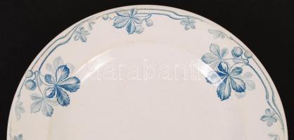 Villeroy & Boch 6 db kistányér, matricás, jelzett, kopott, d: 20 cm