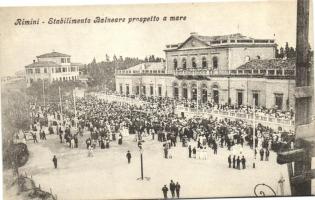 Rimini, prospectus of bathing in the sea