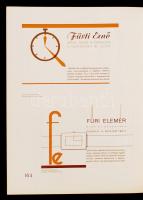1938 A Grafikai Szemle 8 db száma (1-3. és 5-7. szám) reklámtervekkel, illusztrációkkal