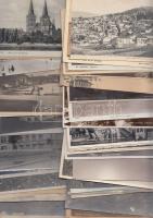 Kb. 154 db RÉGI külföldi városképes lap sok fotóval; angol, holland, belga, svéd, tunéziai, görög, t...
