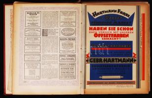 1925 A Magyar Grafika, a grafikai iparágak fejlesztését szolgáló folyóirat, szerkeszti és kiadja Bír...
