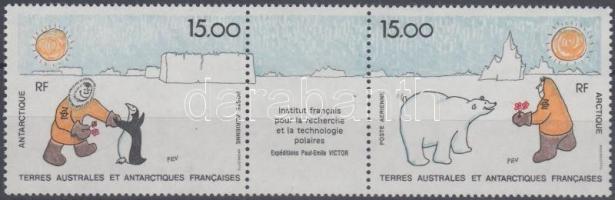 Francia sarkkutató intézet hármascsík, French polar institute stripe of 3