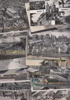 188 db MODERN főként fekete-fehér külföldi városképes lap; francia/ 188 modern mostly black and whit...