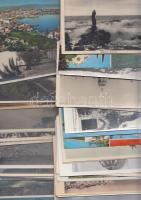 71 db főként RÉGI külföldi városképes lap; jugoszláv / 71 mostly old foreign town-view postcards; Yu...