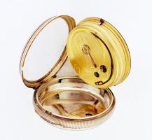 John Forrest ezüst (Ag.) zsebóra, számlapon "Chronometer marker to the admirality" felirat...