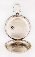 John Forrest ezüst (Ag.) zsebóra, számlapon "Chronometer marker to the admirality" felirat...