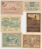 Ausztria 1920. 10h-50h (6xklf) T:I-II (hajtatlanok) Austria 1920. 10 Heller - 50 Heller (6xdiff) C:UNC (unfolded)