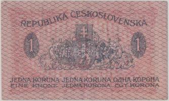 Csehszlovákia 1919. 1K T:III Czechoslovakia 1919. 1 Korun C:F