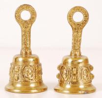 Mini réz csengő pár, m:7 cm (2×)
