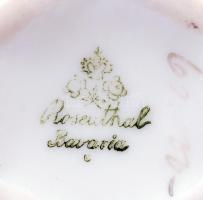 Rosenthal mini fedeles váza, matricás, jelzett, hibátlan, m:8,5 cm