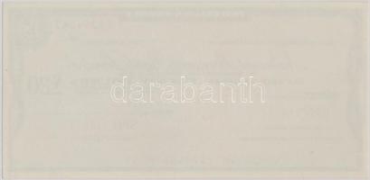 Nagy-Britannia DN "Nemzeti Tartományi Bank" 20Ł "SPECIMEN" utazási csekk T:I
Gre...