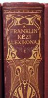 A Franklin kézi lexikona I-III. Teljes sorozat. Bp., 1912. Franklin Társulat. Egységes szecessziós f...