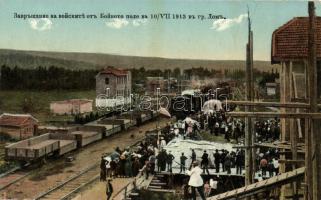 1913 Lom, Railway station, Balkan Wars