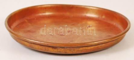 Réz mérleg tál, d:22cm