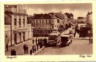 Ungvár, Régi híd, autóbusz / old bridge, autobus