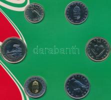 2011. 5Ft-200Ft 6klf darabos forgalmi érme sor + 3000Ft Ag "Az Európai Unió Tanácsának magyar e...