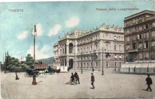 Trieste, Palazzo della Luogotenenza / Palace of the Lieutenancy, tram (EK)