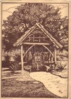 Börzsönyi hegység, Kenyeres forrás 'Magyar Turista Egyesület' s: Iser (EK)