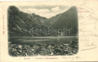 1899 Tátra, Halastó és Tengerszem-csúcs / lake, mountain peak (Rb)