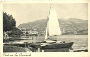 Zell am See, Grandhotel, M118 sailing boat (EK)