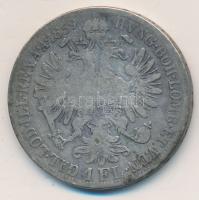 Ausztria 1859A 1Fl Ag "Ferenc József" T:3 Austria 1859A 1 Florin Ag "Franz Joseph" C:F