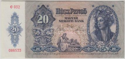 1941. 20P (3x) sorszámkövetők T:I