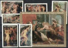 400th birth anniversary of Rubens set + block, 400 éve született Rubens sor + blokk
