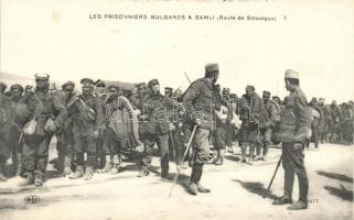 Le prisonniers Bulgares a Samli (Route de Salonique) / Bulgarian POWs