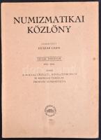 Numizmatikai Közlöny LII-LIII. évfolyam, 1953-1954. Budapest 1954.