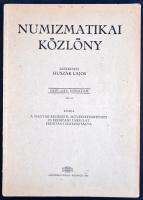 Numizmatikai Közlöny LXIV-LXV. évfolyam, 1965-1966. Budapest 1966.