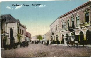 Munkács, Fő utca, Ornstein M. üzlete / Main street, shop, No. 1182. (EB)