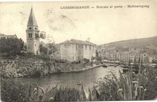 Veli Losinj, Lussingrande; cathedral, port